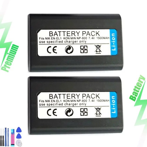 Batteria 1500mah per nikon - 2x,